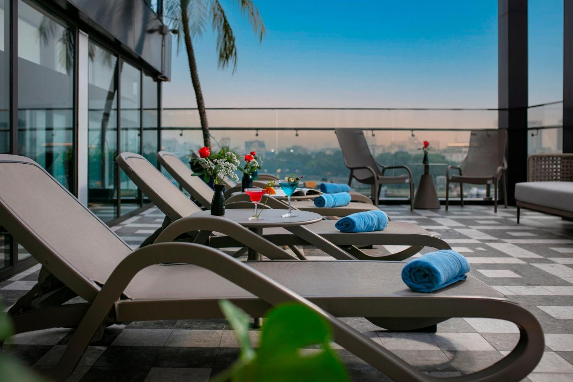 فندق ماي دي فيل أولد كوارتر هانوي المظهر الخارجي الصورة Rooftop pool