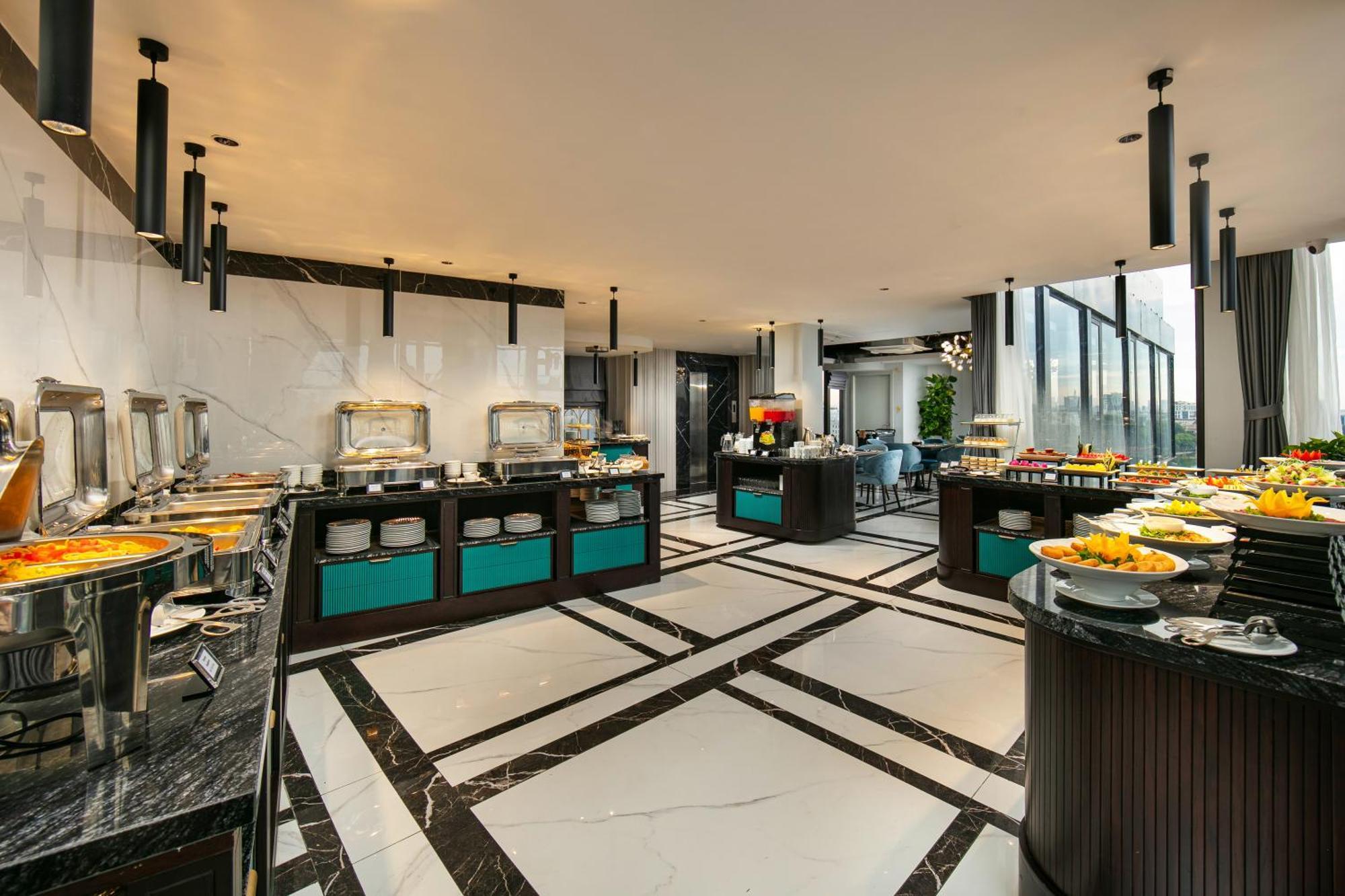 فندق ماي دي فيل أولد كوارتر هانوي المظهر الخارجي الصورة The Club Lounge at the 36th floor